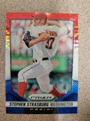 Stephen Strasburg [Blue Mojo Prizm] #1 Baseball Cards 2014 Panini Prizm Prices