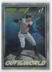 Aaron Judge [Silver] Baseball Cards 2018 Panini Donruss Out of This World Prices