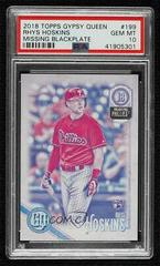 Rhys Hoskins [w/ Cap Missing Blackplate] #199 Baseball Cards 2018 Topps Gypsy Queen Prices