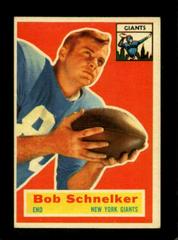 Bob Schnelker Football Cards 1956 Topps Prices