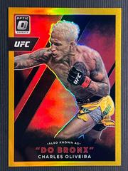 Charles Oliveira [Gold] Ufc Cards 2022 Panini Donruss Optic UFC Also Known As Prices