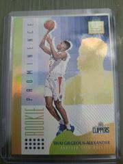 Shai Gilgeous Alexander Basketball Cards 2018 Panini Status Rookie Prominence Prices