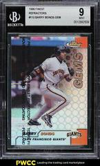 Barry Bonds [Refractor] Baseball Cards 1999 Finest Prices