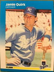 Jamie Quirk #377 Baseball Cards 1987 Fleer Prices