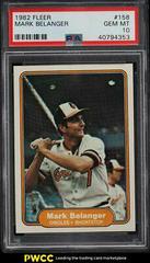 Mark Belanger #158 Baseball Cards 1982 Fleer Prices