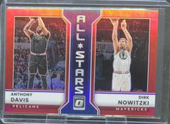Anthony Davis, Dirk Nowitzki [Red] #12 Basketball Cards 2022 Panini Donruss Optic All Stars Prices