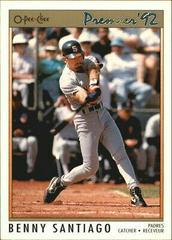 Benny Santiago #154 Baseball Cards 1992 O Pee Chee Premier Prices