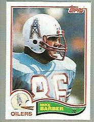 Mike Barber #93 Football Cards 1982 Topps Prices