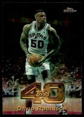David Robinson #T23 Basketball Cards 1997 Topps Chrome Topps 40 Prices