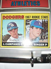 Dodgers Rookies [J. Campanis, B. Singer] Baseball Cards 1967 Topps Prices