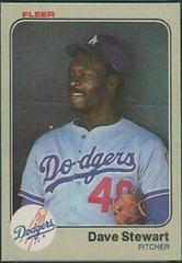 Dave Stewart #222 Baseball Cards 1983 Fleer Prices