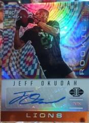 Jeff Okudah [Orange] Football Cards 2020 Panini Illusions Rookie Signs Prices