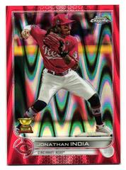 Jonathan India [Sonic Red RayWave] Baseball Cards 2022 Topps Chrome Prices