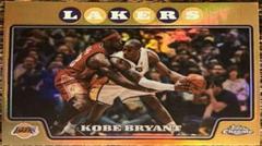 Kobe Bryant [Gold Refractor] Basketball Cards 2008 Topps Chrome Prices