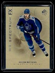 Auston Matthews [Gold] Hockey Cards 2020 SP Authentic Spectrum FX Prices