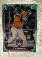 Ryan Clifford [Aqua Shimmer] #BCP-10 Baseball Cards 2023 Bowman Chrome Prospects Prices