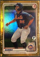 Francisco Alvarez [Gold Foil] #BD-143 Baseball Cards 2020 Bowman Draft 1st Edition Prices