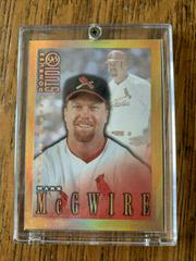 Mark McGwire [Gold Press Proof] #161 Baseball Cards 1998 Studio Prices