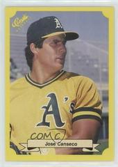 Jose Canseco [Yellow Back] Baseball Cards 1987 Classic Travel Update Prices