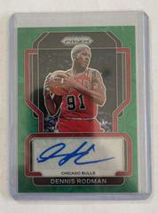 Dennis Rodman [Choice Green Prizm] #SG-DRM Basketball Cards 2021 Panini Prizm Signatures Prices