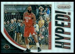 James Harden [Silver Prizm] Basketball Cards 2019 Panini Prizm Get Hyped Prices