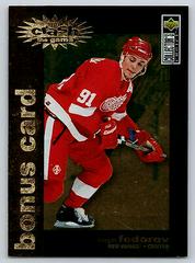 Sergei Fedorov [Gold] #C2 Hockey Cards 1995 Collector's Choice You Crash the Game Prices
