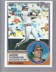 Andre Thornton Baseball Cards 1983 Topps Prices