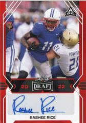 Rashee Rice [Red] #BA-RR3 Football Cards 2022 Leaf Draft Autographs Prices