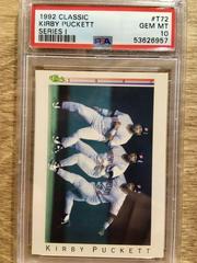 Kirby Puckett [Series I] #T72 Baseball Cards 1992 Classic Prices