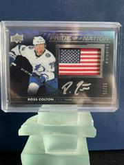 Ross Colton Hockey Cards 2021 SPx UD Black Pride of a Nation Prices