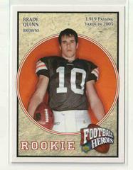 Brady Quinn #89 Football Cards 2007 Upper Deck Football Heroes Prices
