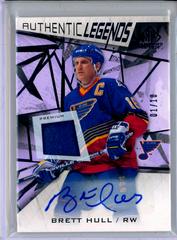 Brett Hull [Purple Autograph Premium Memorabilia] Hockey Cards 2021 SP Game Used Prices