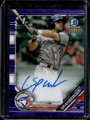 Chad Spanberger [Purple Refractor] #PA-CS Baseball Cards 2019 Bowman Prospect Autographs Prices