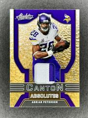 Adrian Peterson [Silver] #CA-1 Football Cards 2022 Panini Absolute Canton Prices