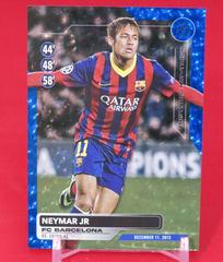 Neymar Jr [Icy Blue Foilboard] #HH-15 Soccer Cards 2023 Topps UEFA Club Historic Hat Trick Prices