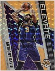 Anthony Davis [Orange Fluorescent] Basketball Cards 2021 Panini Mosaic Elevate Prices