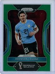 Edinson Cavani [Green] #274 Soccer Cards 2022 Panini Prizm World Cup Prices