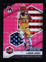 LeBron James [Pink Fluorescent] #247 Basketball Cards 2020 Panini Mosaic Prices