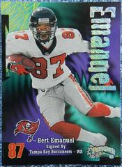 Bert Emanuel [Rave] #189 Football Cards 1998 Skybox Thunder Prices