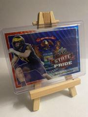 Aidan Hutchinson [Prismatic Red White Blue] #SP-AH1 Football Cards 2022 Leaf Metal Draft State Pride Prices