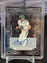 Aaron Rodgers #75 Football Cards 2023 Panini Obsidian Signature Prices