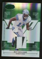Roy Williams [Mirror Emerald] #51 Football Cards 2006 Leaf Certified Materials Prices