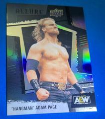 Hangman Adam Page [Black Rainbow] #2 Wrestling Cards 2022 Upper Deck Allure AEW Prices