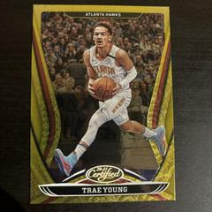 Trae Young [Asia Gold] Basketball Cards 2020 Panini Certified Prices