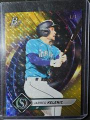 Jarred Kelenic [Gold] #7 Baseball Cards 2022 Bowman Platinum Prices