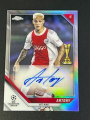 Antony #CA-A Soccer Cards 2021 Topps Chrome UEFA Champions League Autographs Prices