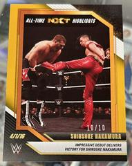 Shinsuke Nakamura [Gold] Wrestling Cards 2022 Panini NXT WWE All Time Highlights Prices