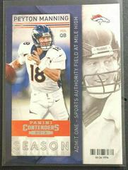 Peyton Manning #14 Football Cards 2013 Panini Contenders Prices