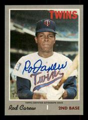 Rod Carew #RC Baseball Cards 2019 Topps Heritage Real One Autographs Prices