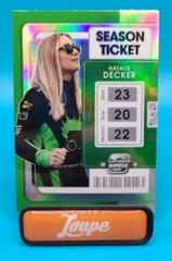 Natalie Decker [Holo] #13 Racing Cards 2022 Panini Chronicles Nascar Contenders Optic Prices